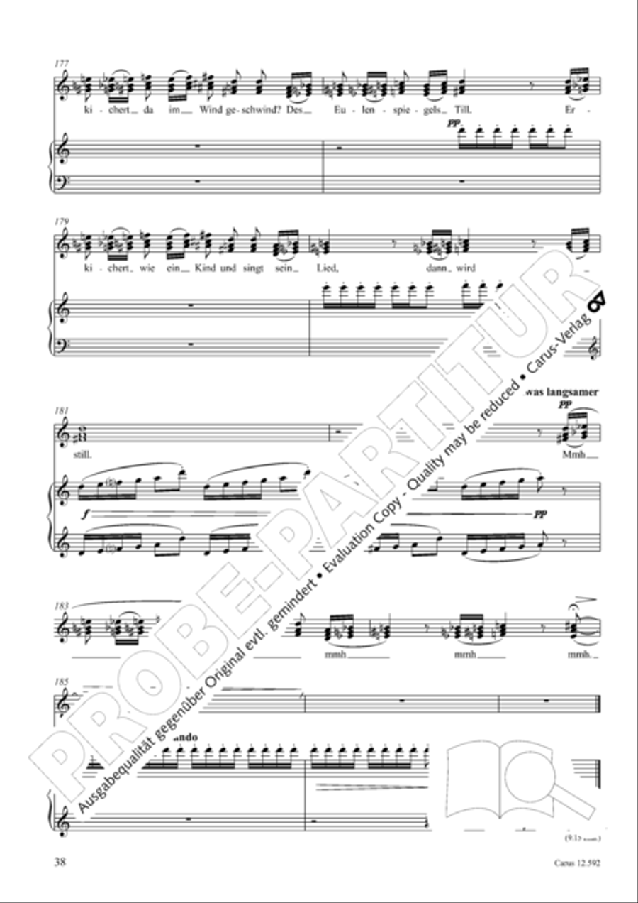 Eulenspiegeleien op. 146. Drei Eulenspiegelszenen Collection / Songbook scores gallery preview page 39