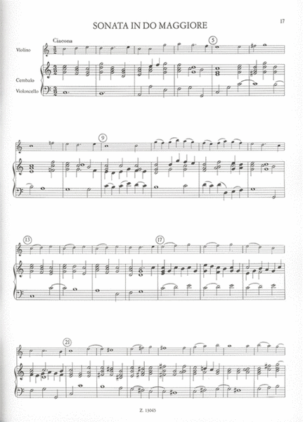 4 Sonate (Sonatine) Per Violino E Basso Continuo