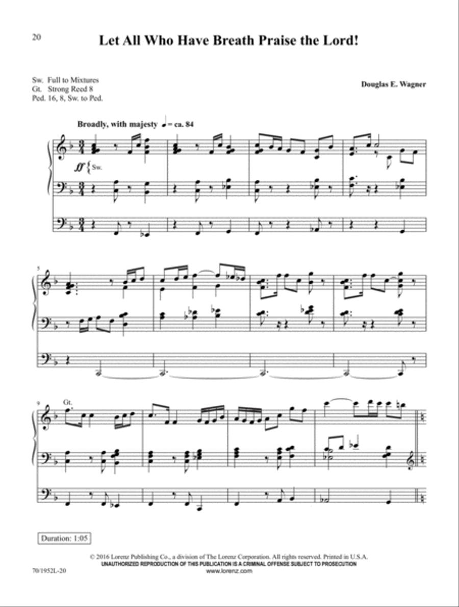 Music for Rejoicing Music for Rejoicing Organ Solo scores gallery preview page 8