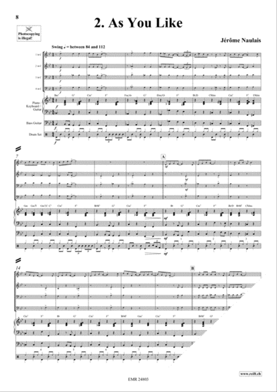 Play With Your Band Volume 1 Brass Ensemble scores gallery preview page 5