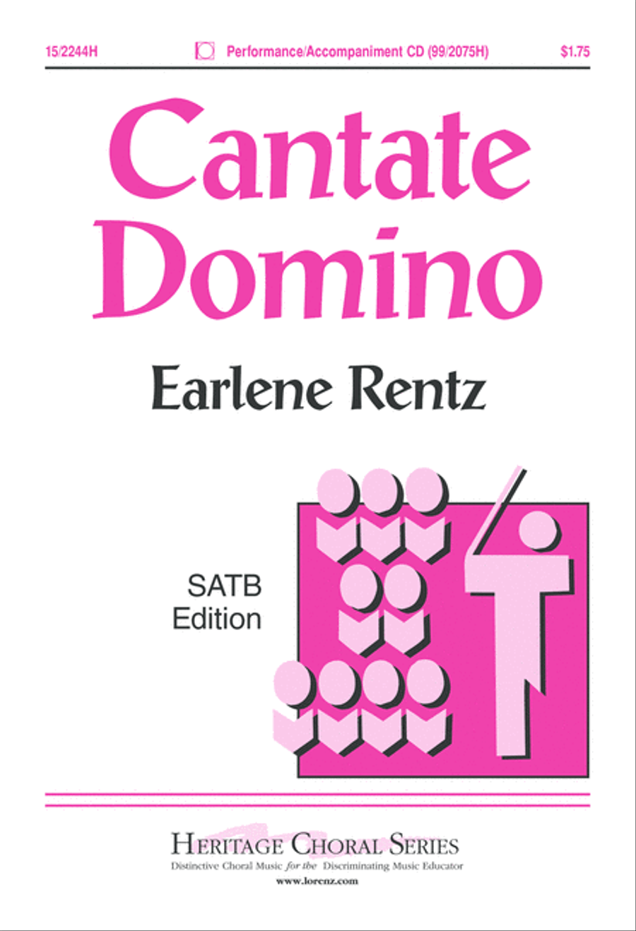 Cantate Domino 4-Part scores gallery preview page 2