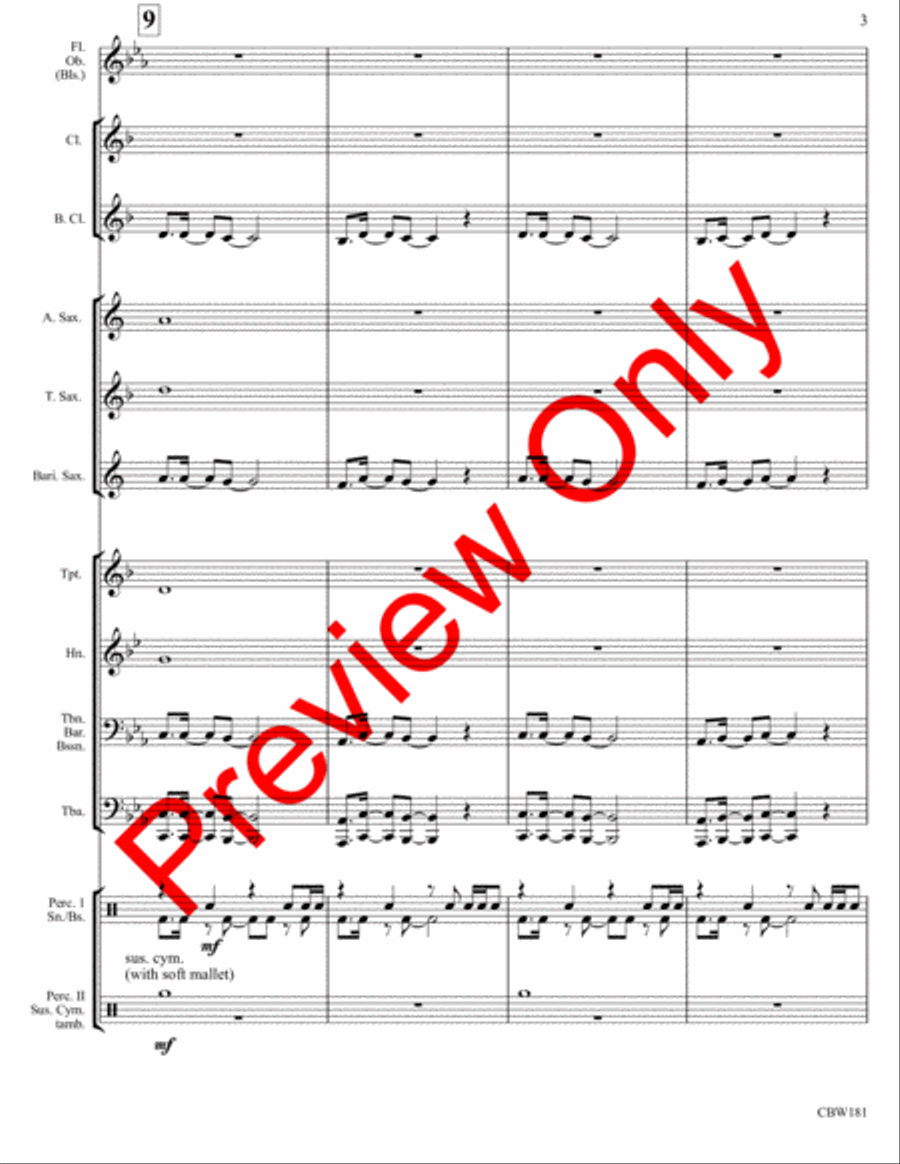 Jibba-Jabba Jibba-Jabba Concert Band scores gallery preview page 6