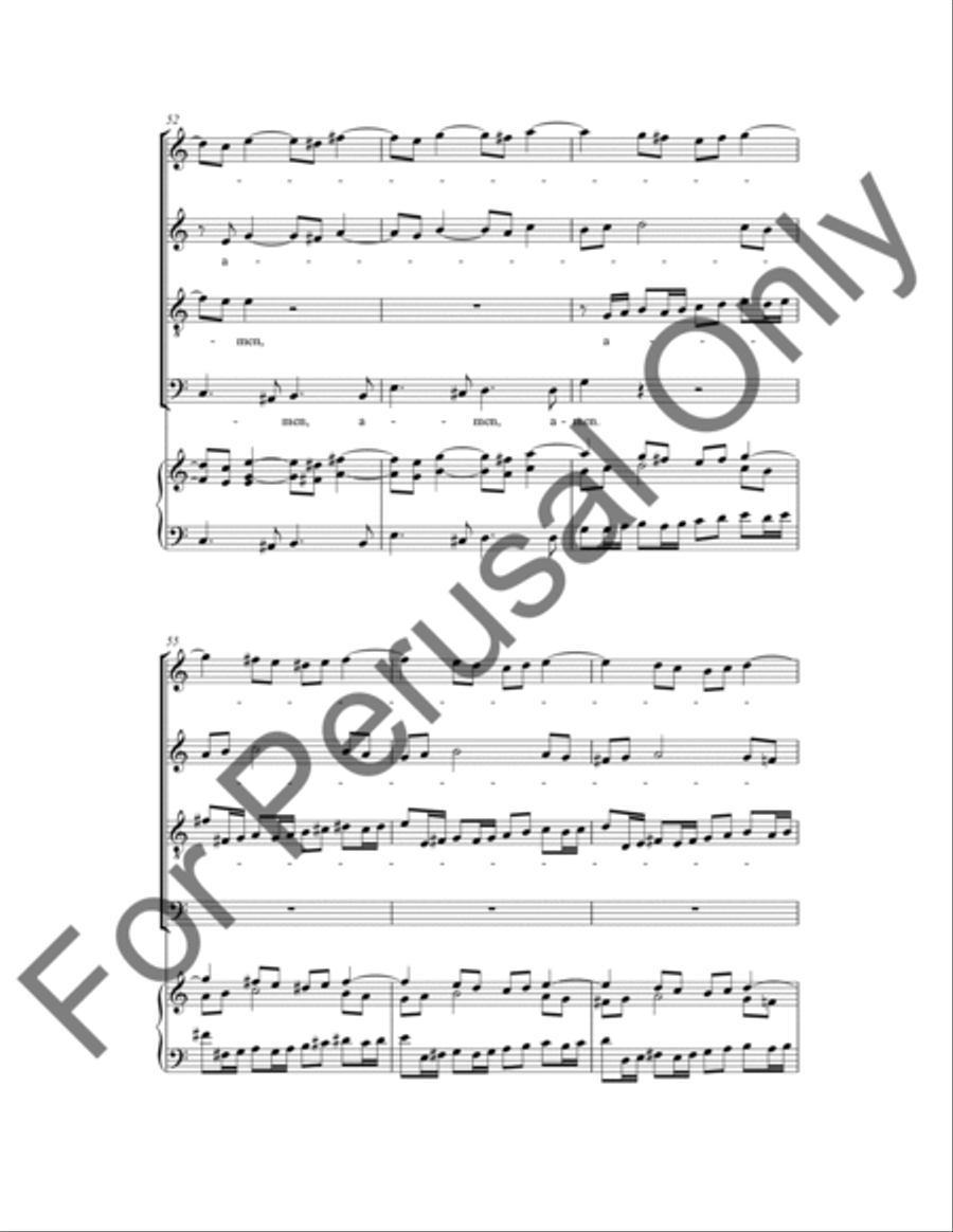 Cum Sancto Spiritu 4-Part scores gallery preview page 10