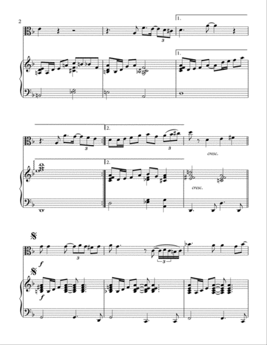 I Love You Much Too Much Viola scores gallery preview page 3