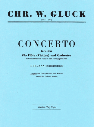 Book cover for Konzert G-dur