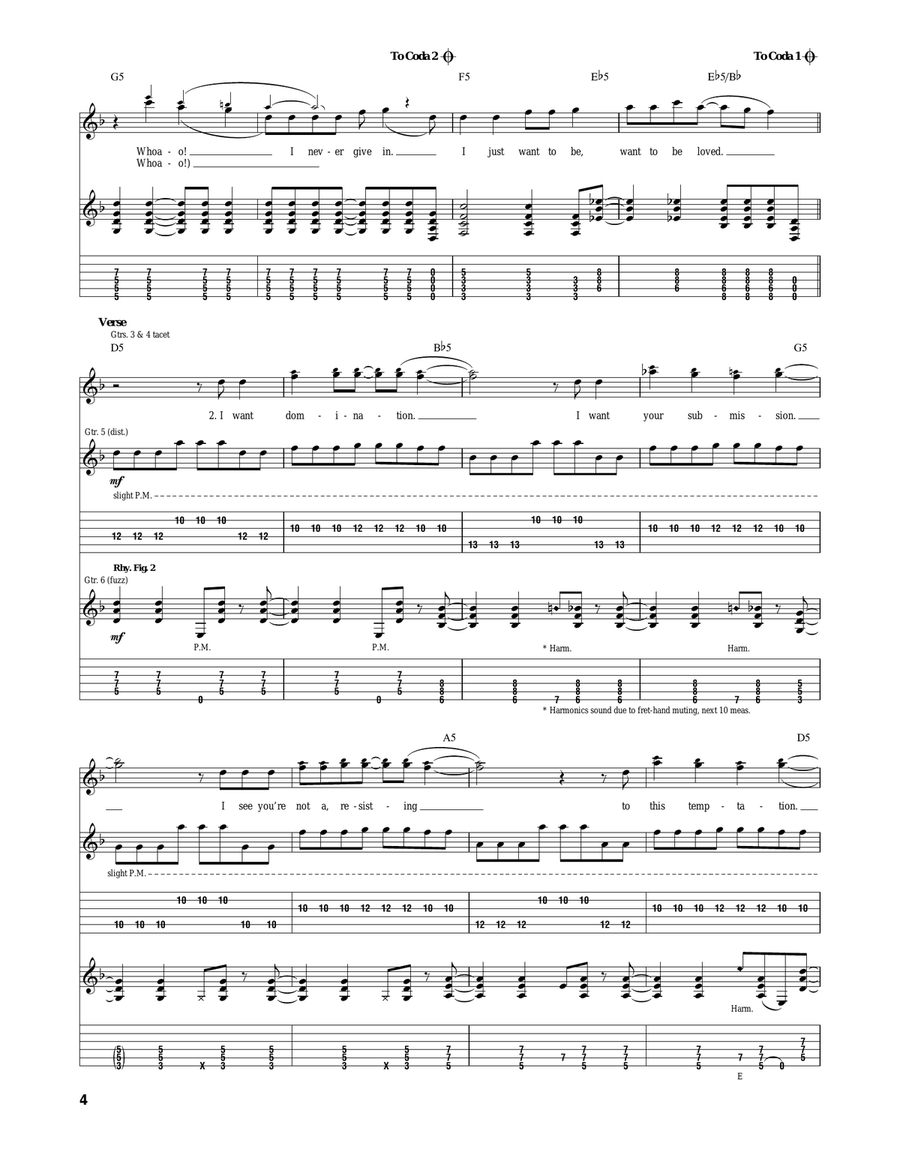 To Be Loved Acoustic Guitar scores gallery preview page 4