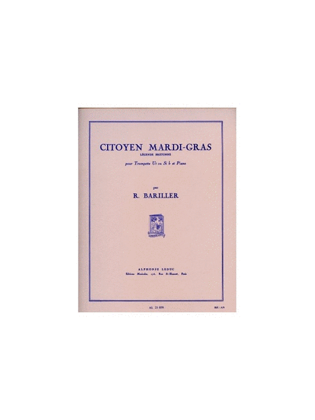Citoyen Mardi-gras, Legende Bretonne (trumpet & Piano)