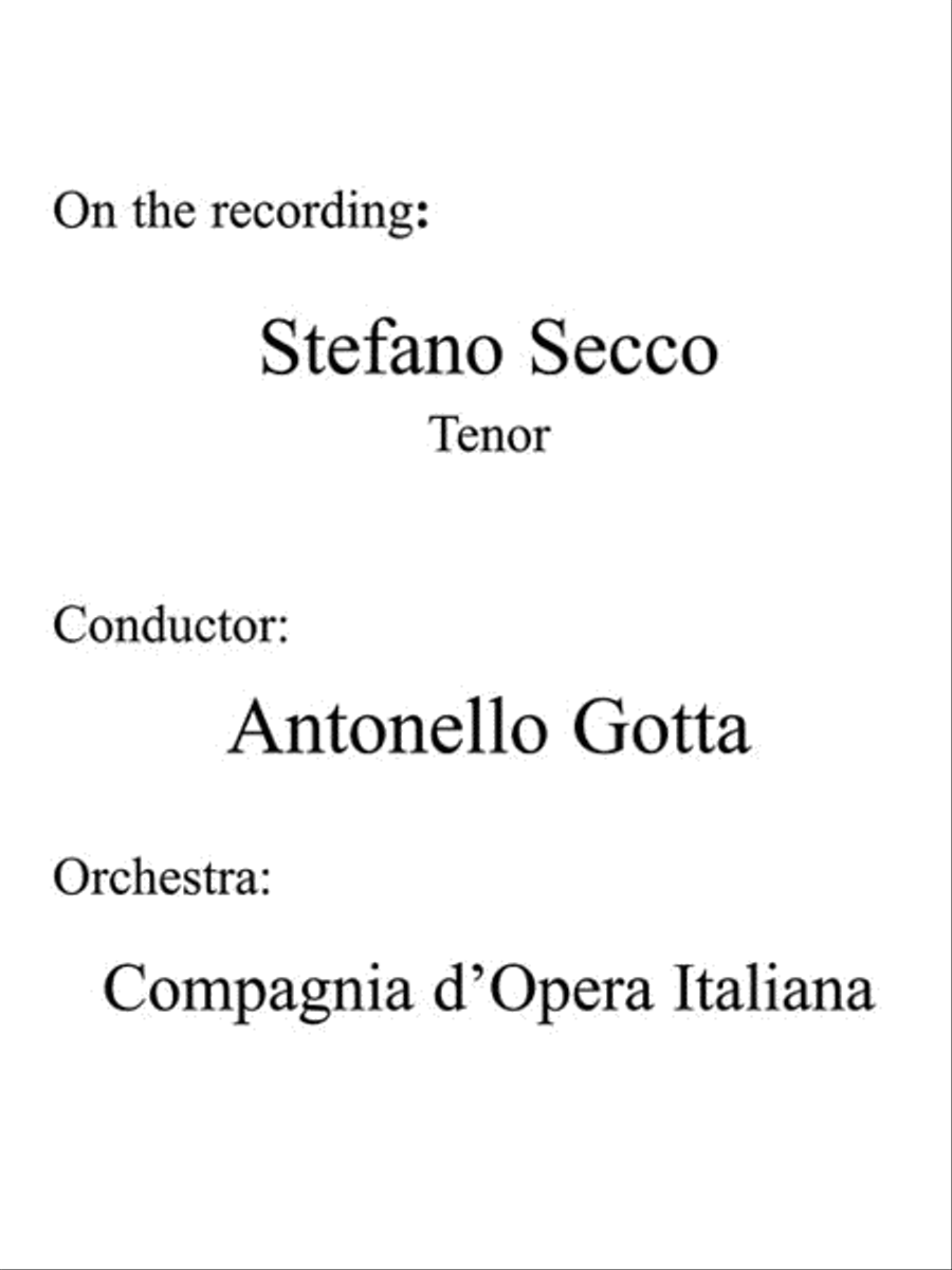 Cantolopera: Arias for Tenor - Volume 1 Voice Solo scores gallery preview page 3