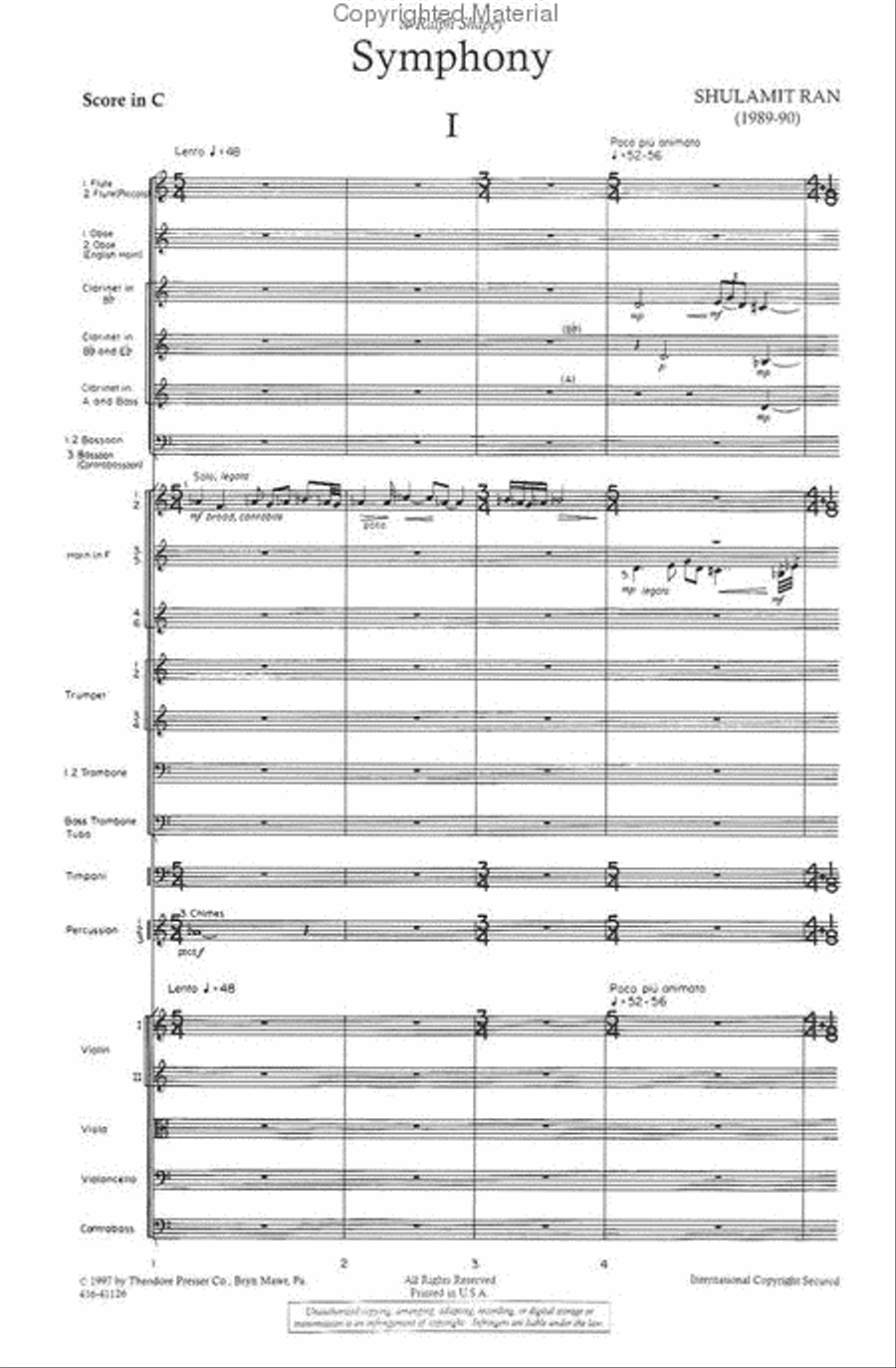 Symphony (1989-90) Symphony (1989-90) Orchestra scores gallery preview page 2