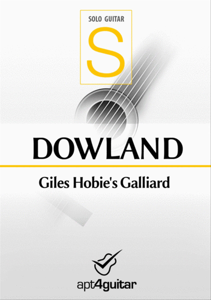 Giles Hobie's Galliard Classical Guitar scores gallery preview page 1