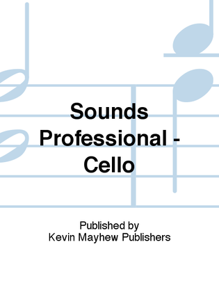 Book cover for Sounds Professional - Cello