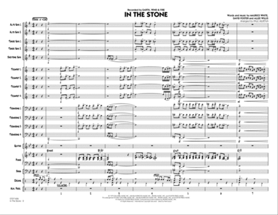 In The Stone - Full Score Score scores gallery preview page 2