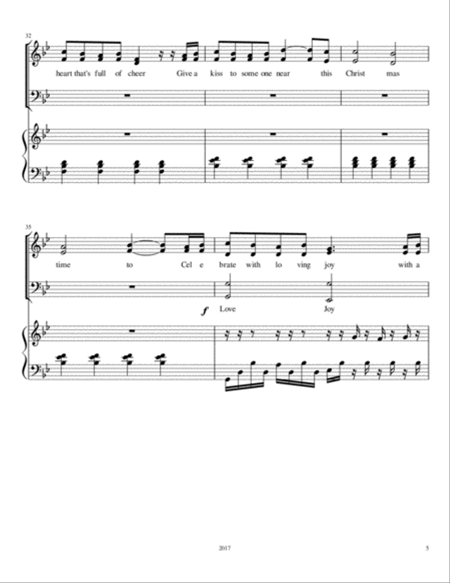 December Wish 4-Part scores gallery preview page 5