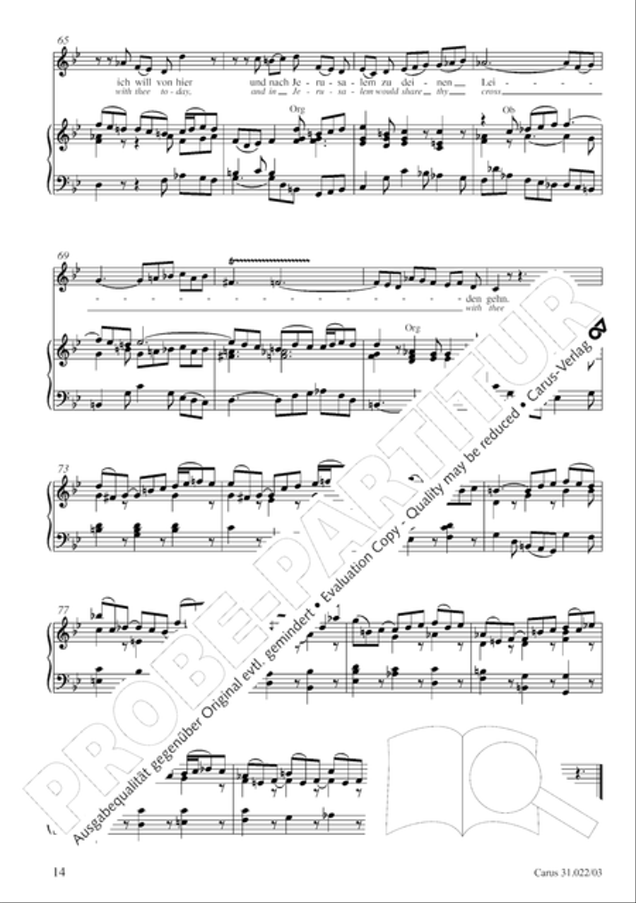 Jesus calling then the Twelve to him (Jesus nahm zu sich die Zwolfe) ATB scores gallery preview page 15
