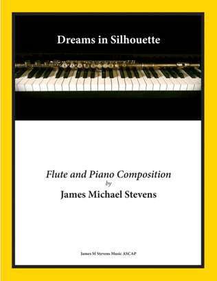 Book cover for Dreams in Silhouette - Flute & Piano