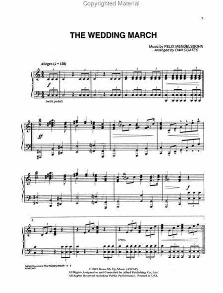 Bridal Chorus & The Wedding March