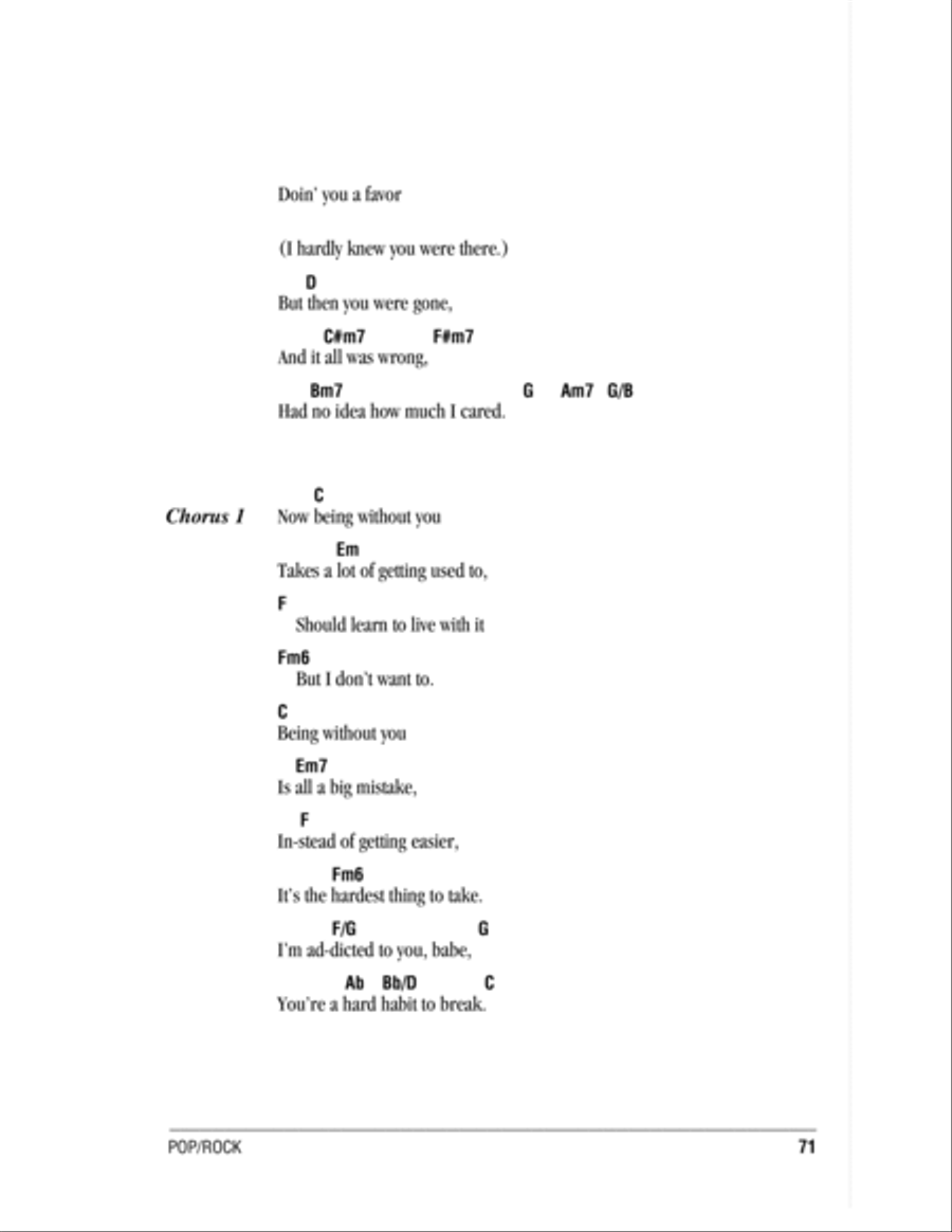 Hard Habit To Break Hard Habit To Break Acoustic Guitar scores gallery preview page 2