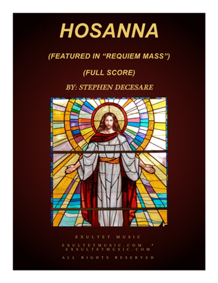 Book cover for Hosanna (from "Requiem Mass" - Full Score)