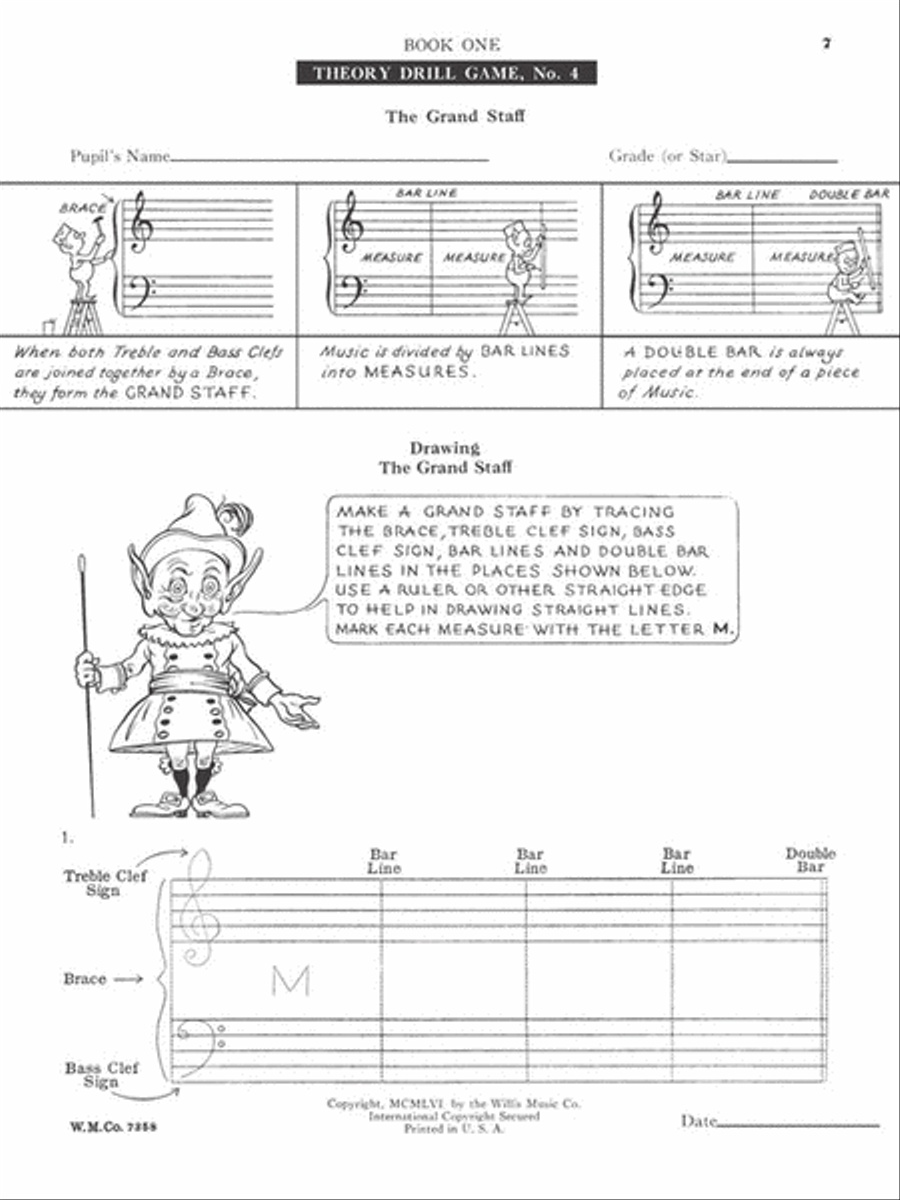 Theory Drill Games - Book 1 Piano Method scores gallery preview page 4