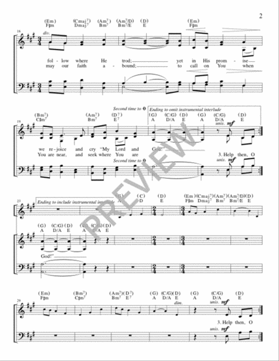 We Walk by Faith - Guitar edition Guitar scores gallery preview page 3