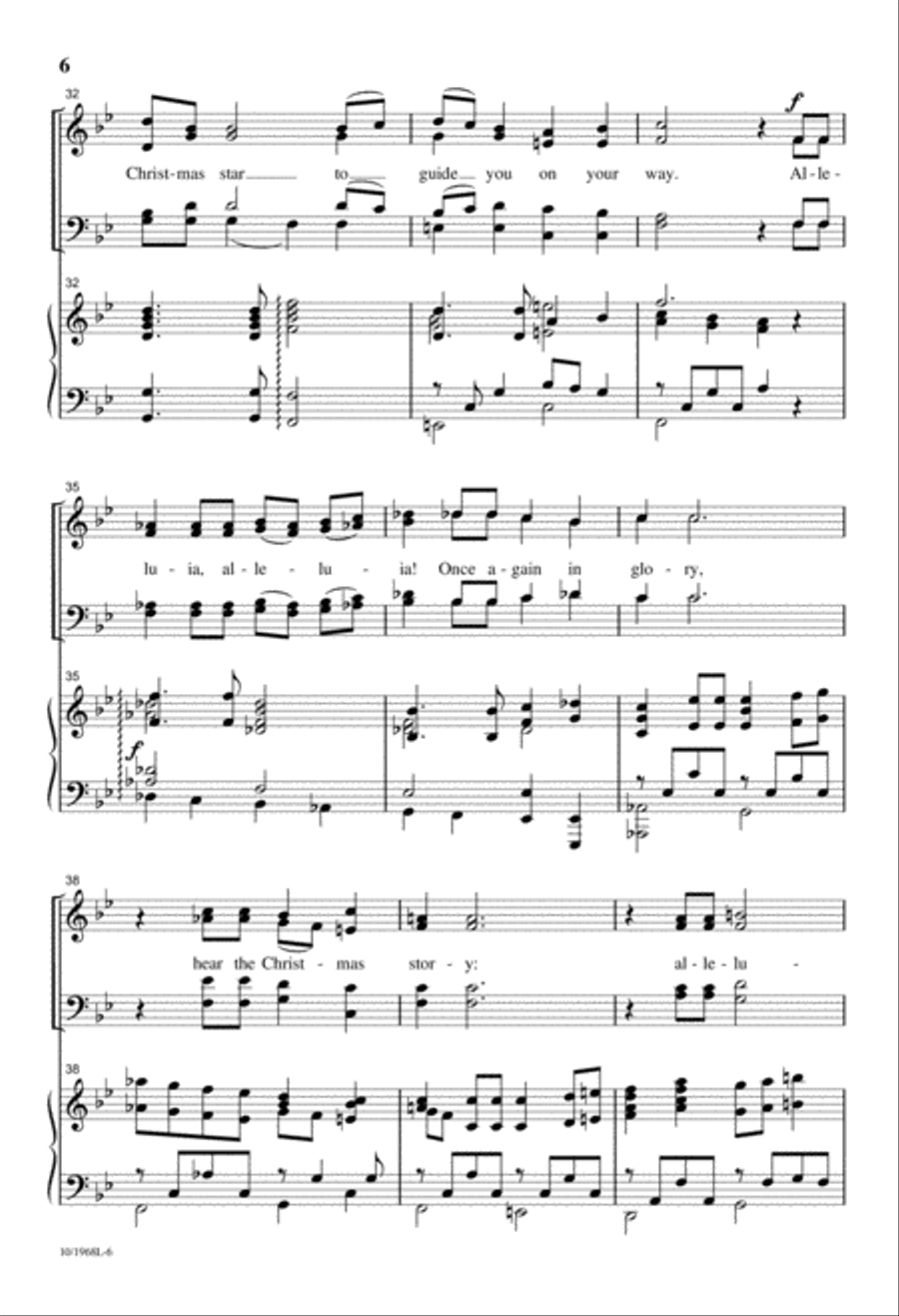 A Christmas Prayer 4-Part scores gallery preview page 6