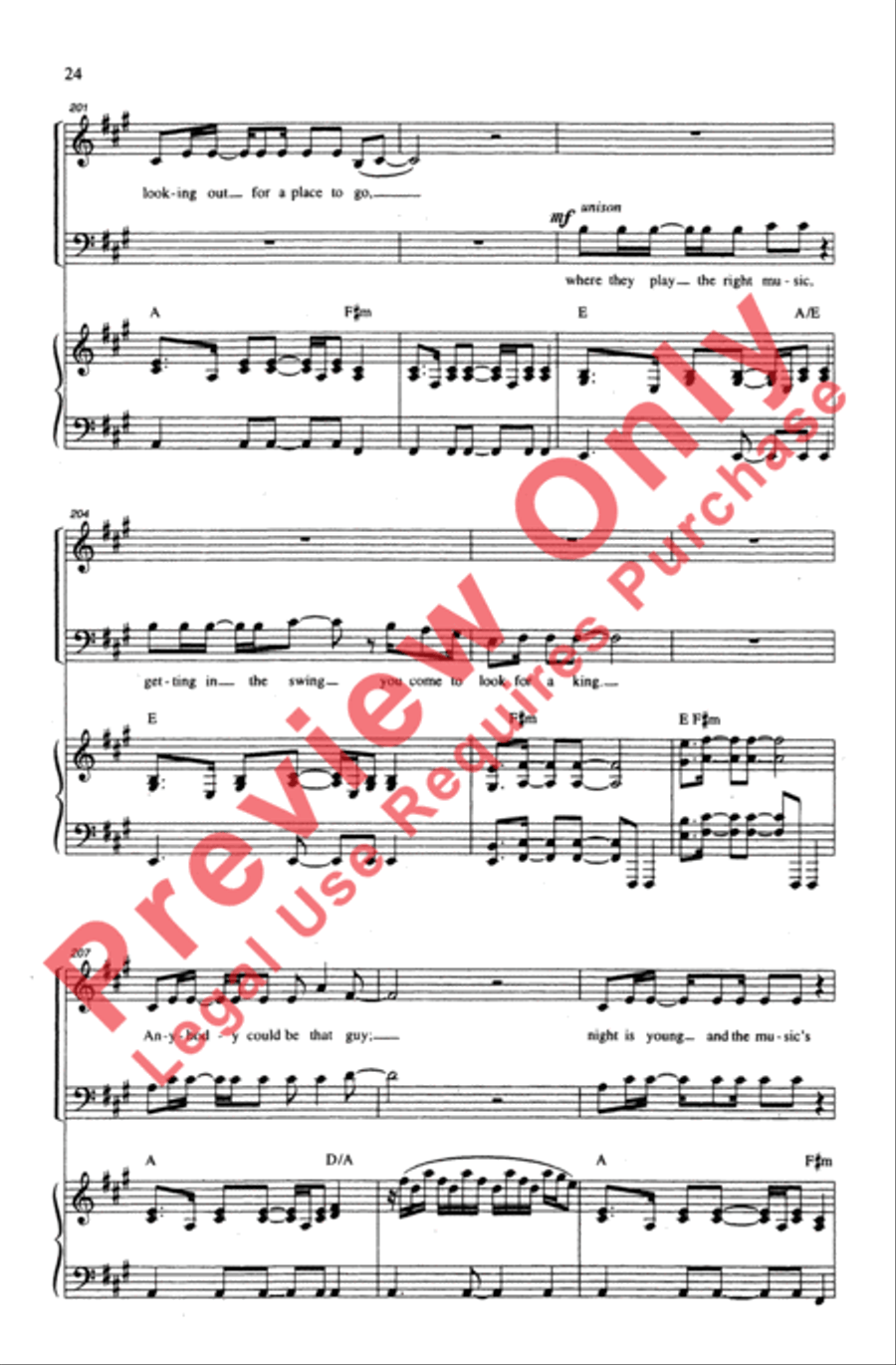 ABBA Forever! 4-Part scores gallery preview page 24