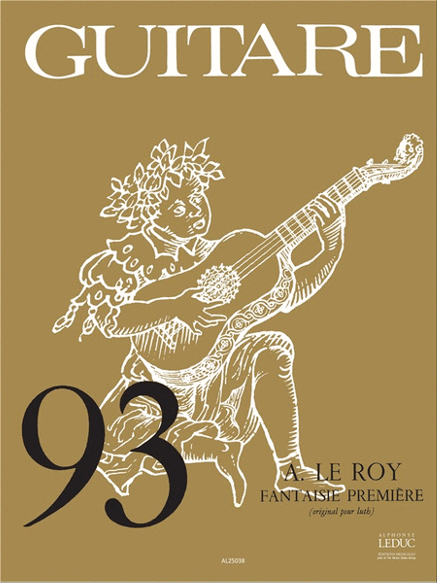 Fantaisie No.1 (coll. Guitare No.93) (guitar Solo) Acoustic Guitar scores gallery preview page 1