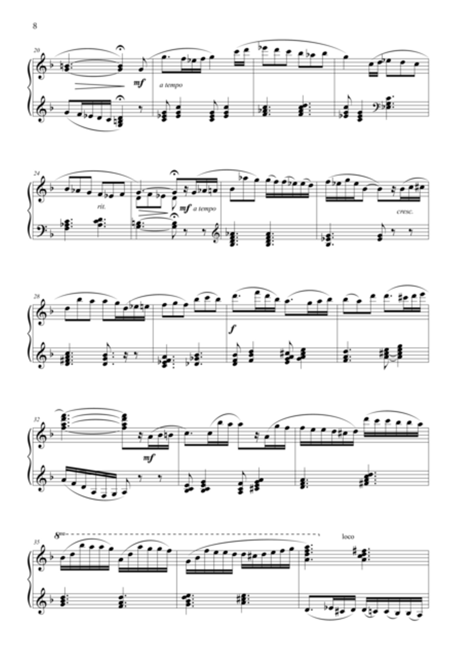 Nocturno (Pno) Nocturno (Pno) Piano Solo scores gallery preview page 3