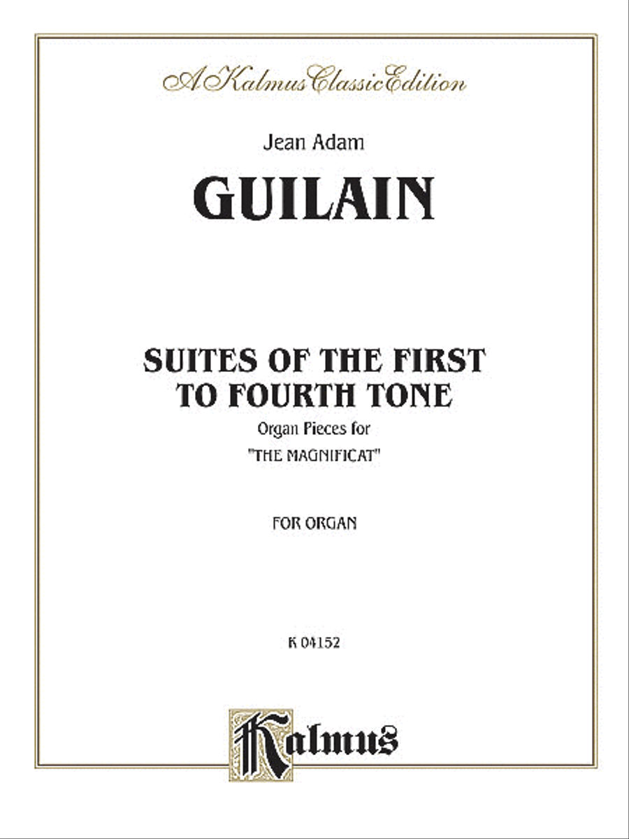 Suites of the 1st to 4th Tone Organ scores gallery preview page 1
