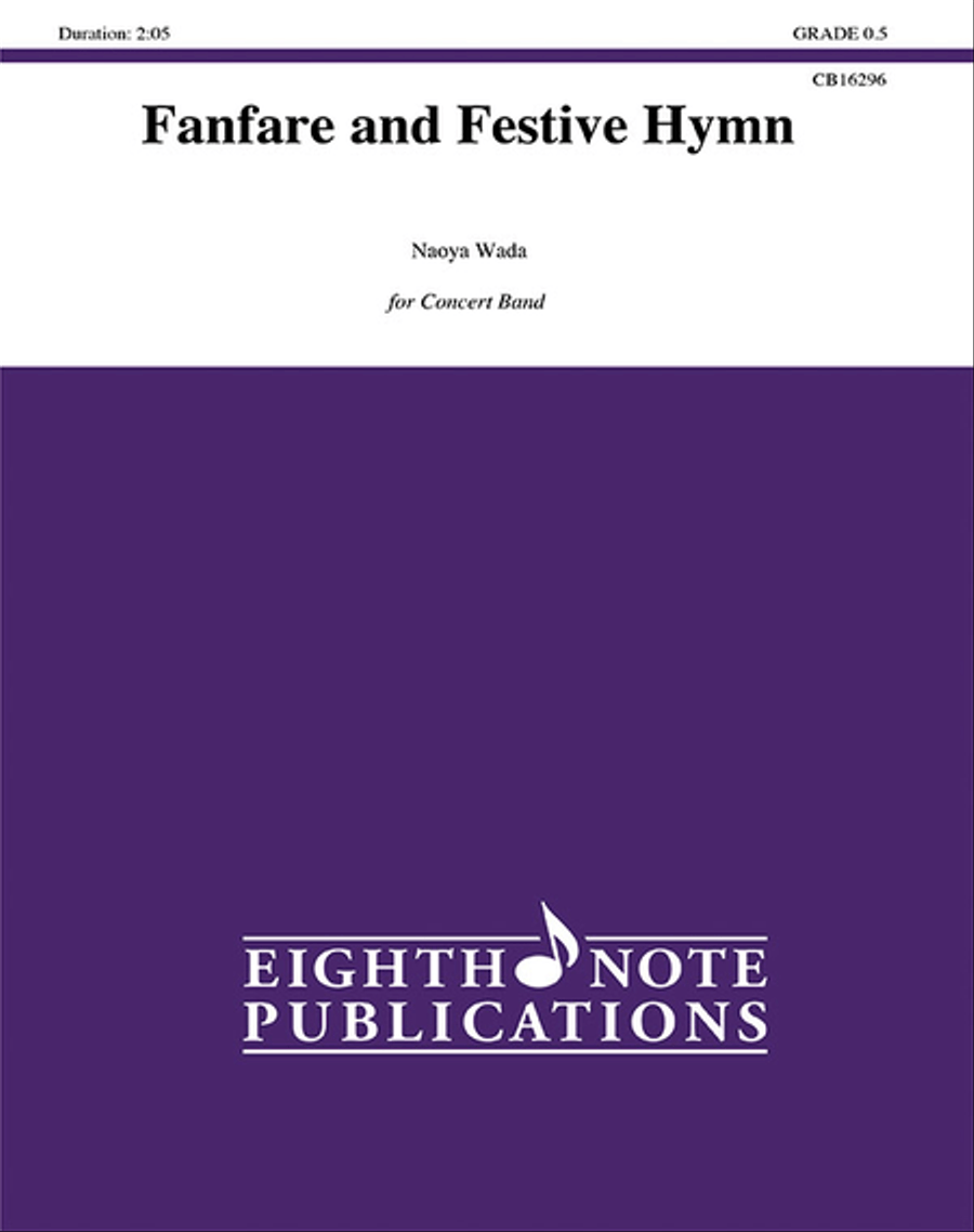 Fanfare and Festive Hymn Concert Band scores gallery preview page 1