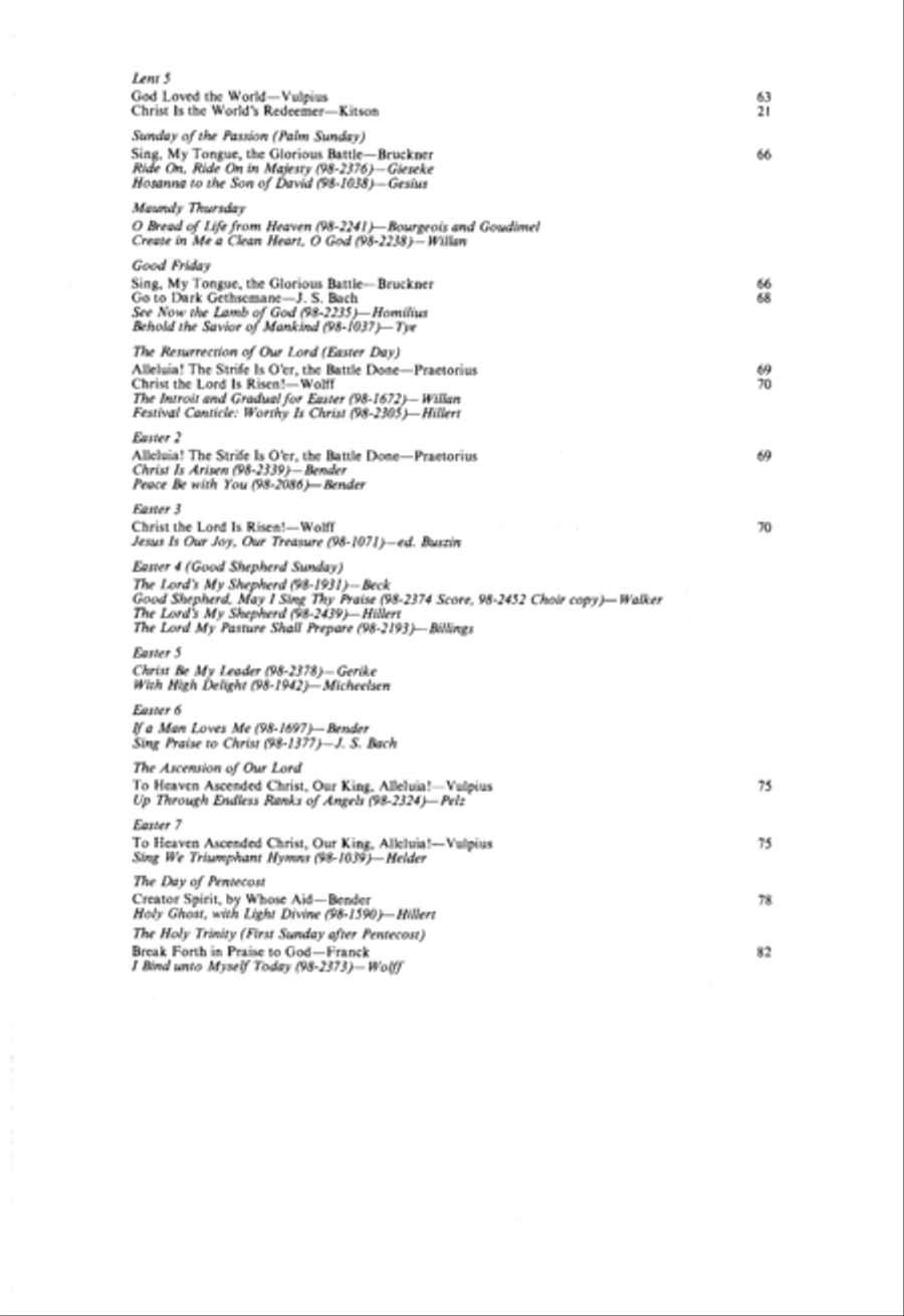 The Church Choir Book, Set II 4-Part scores gallery preview page 5