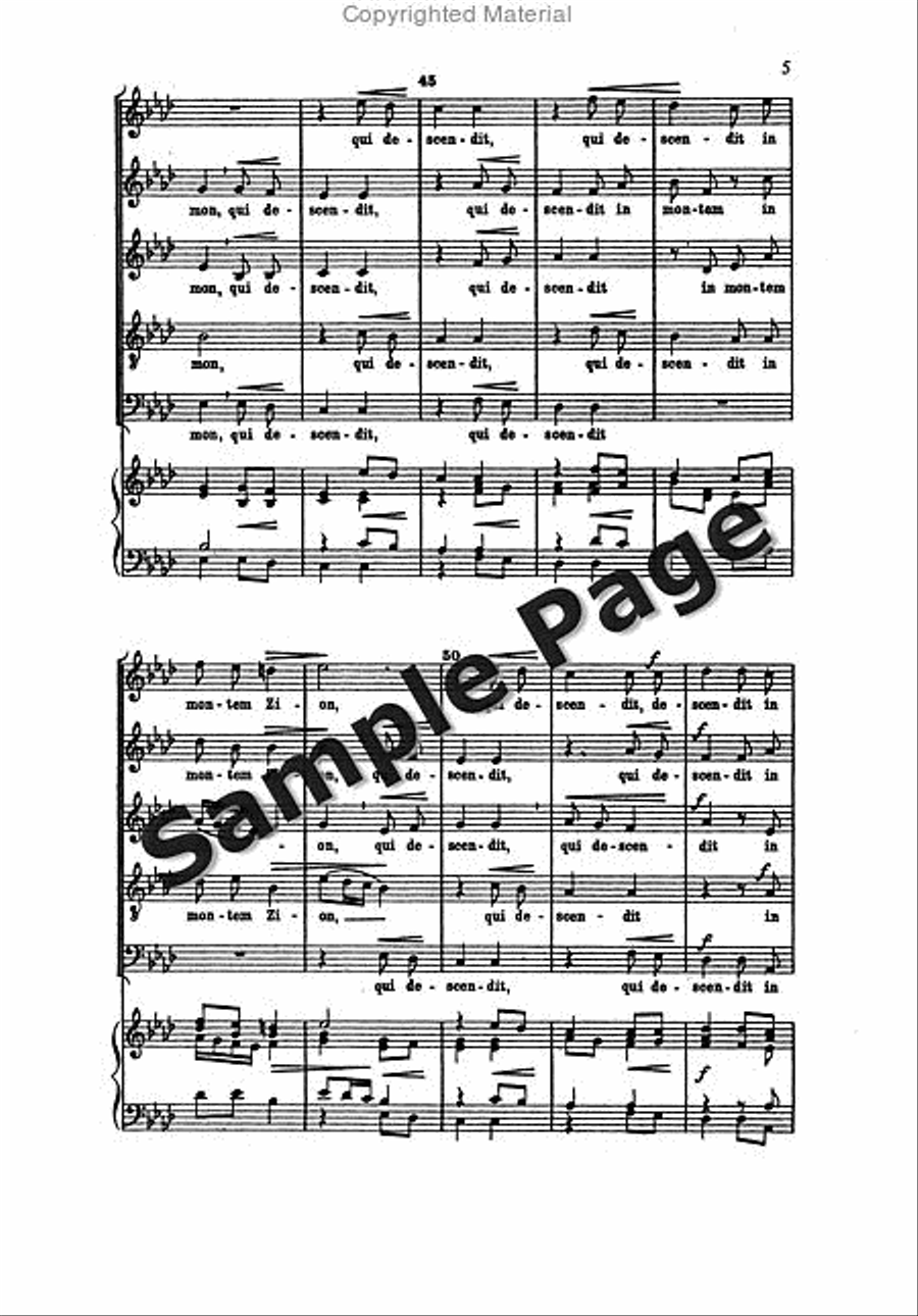 Hassler Hl Ecce Quam Bonum Mixed Choir scores gallery preview page 6