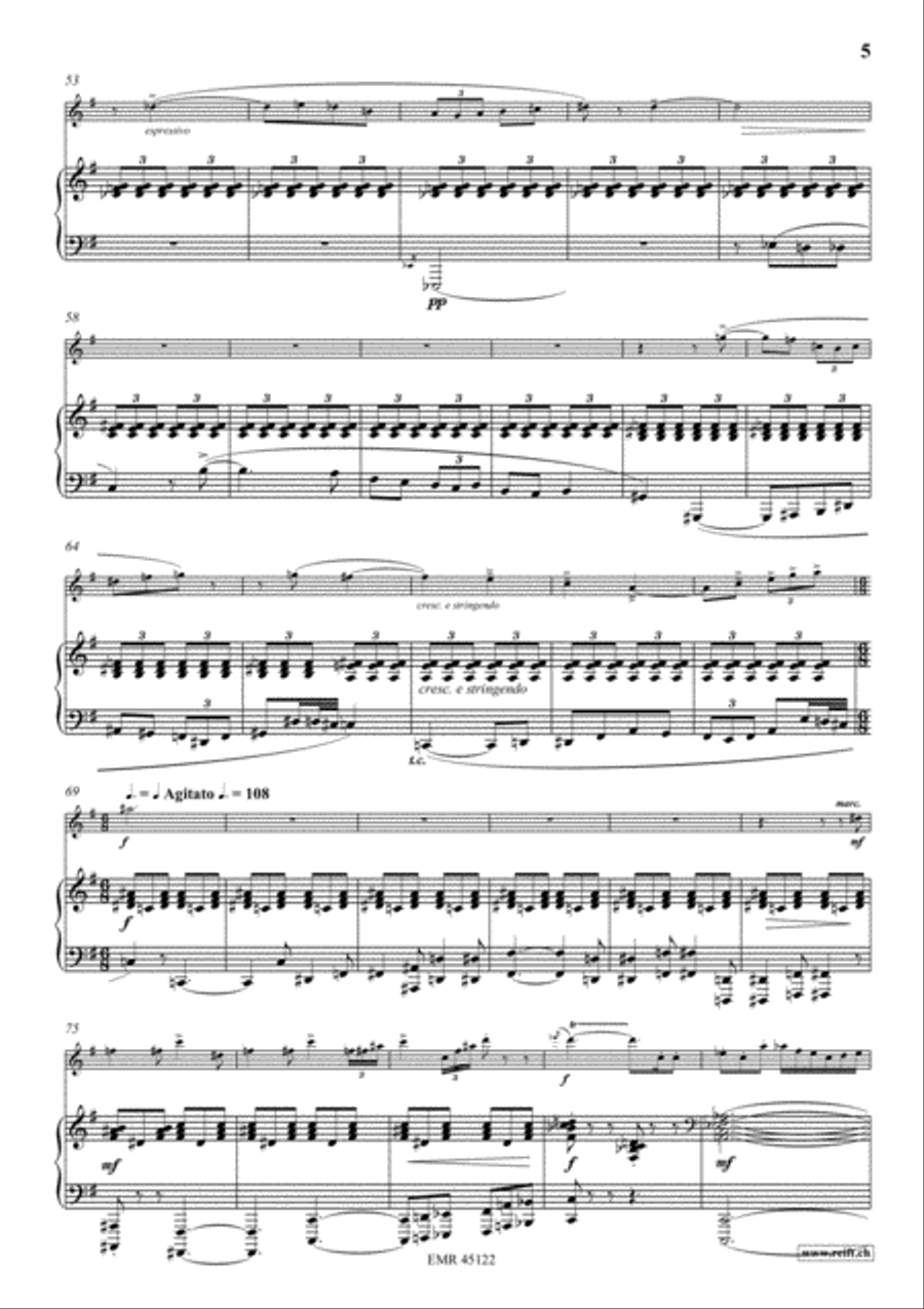Scherzo Concertant Flute Solo scores gallery preview page 6