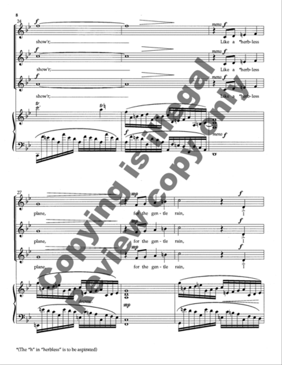 In Praise of Music In Praise of Music SSAA scores gallery preview page 14