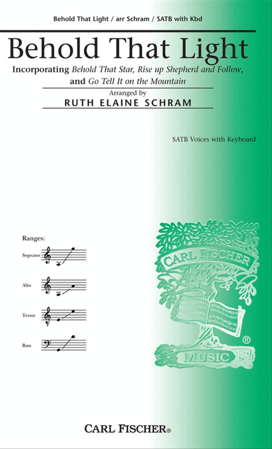 Behold That Light 4-Part scores gallery preview page 1