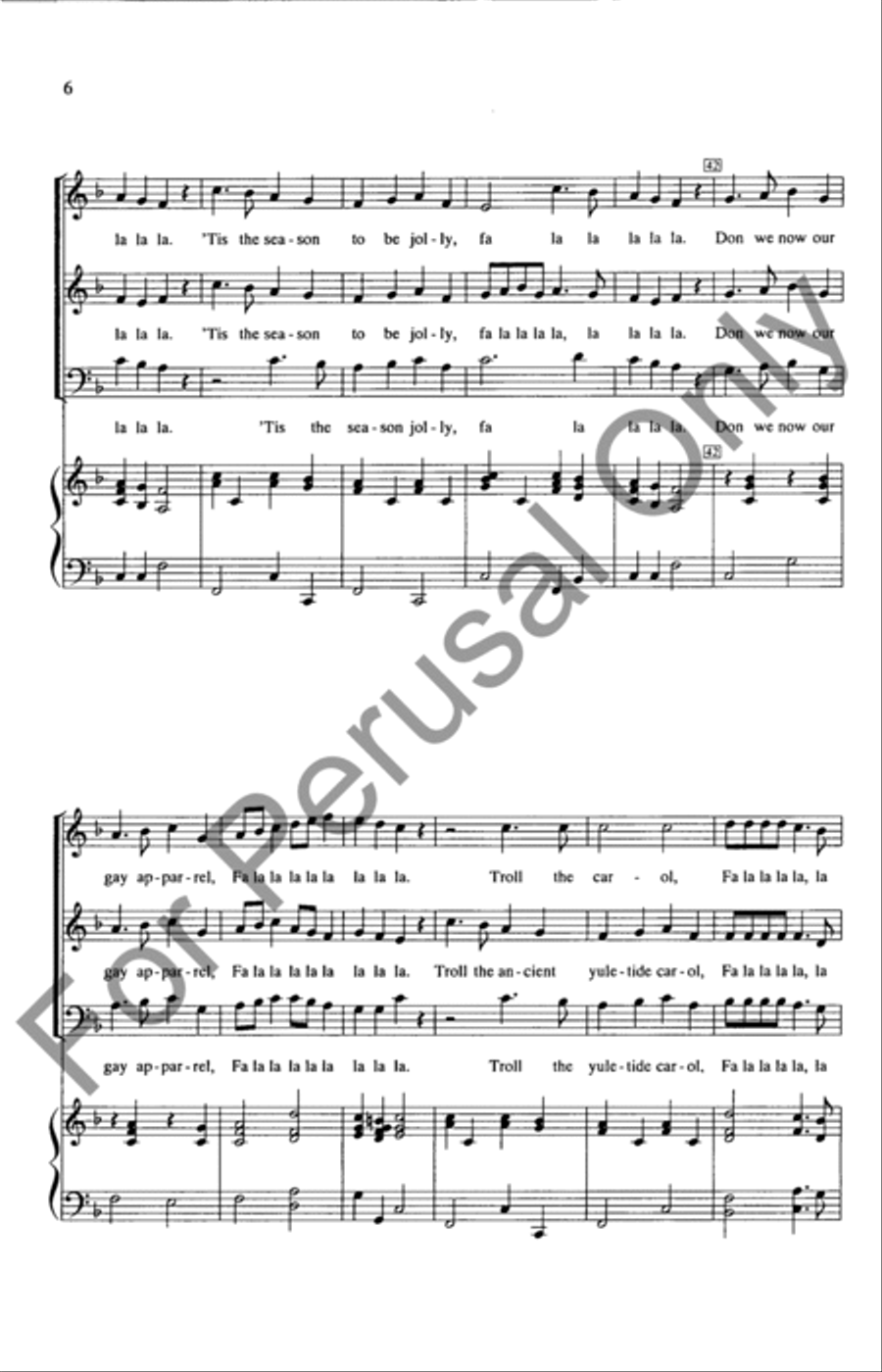 Sing Hey! Sing Ho! 3-Part scores gallery preview page 5