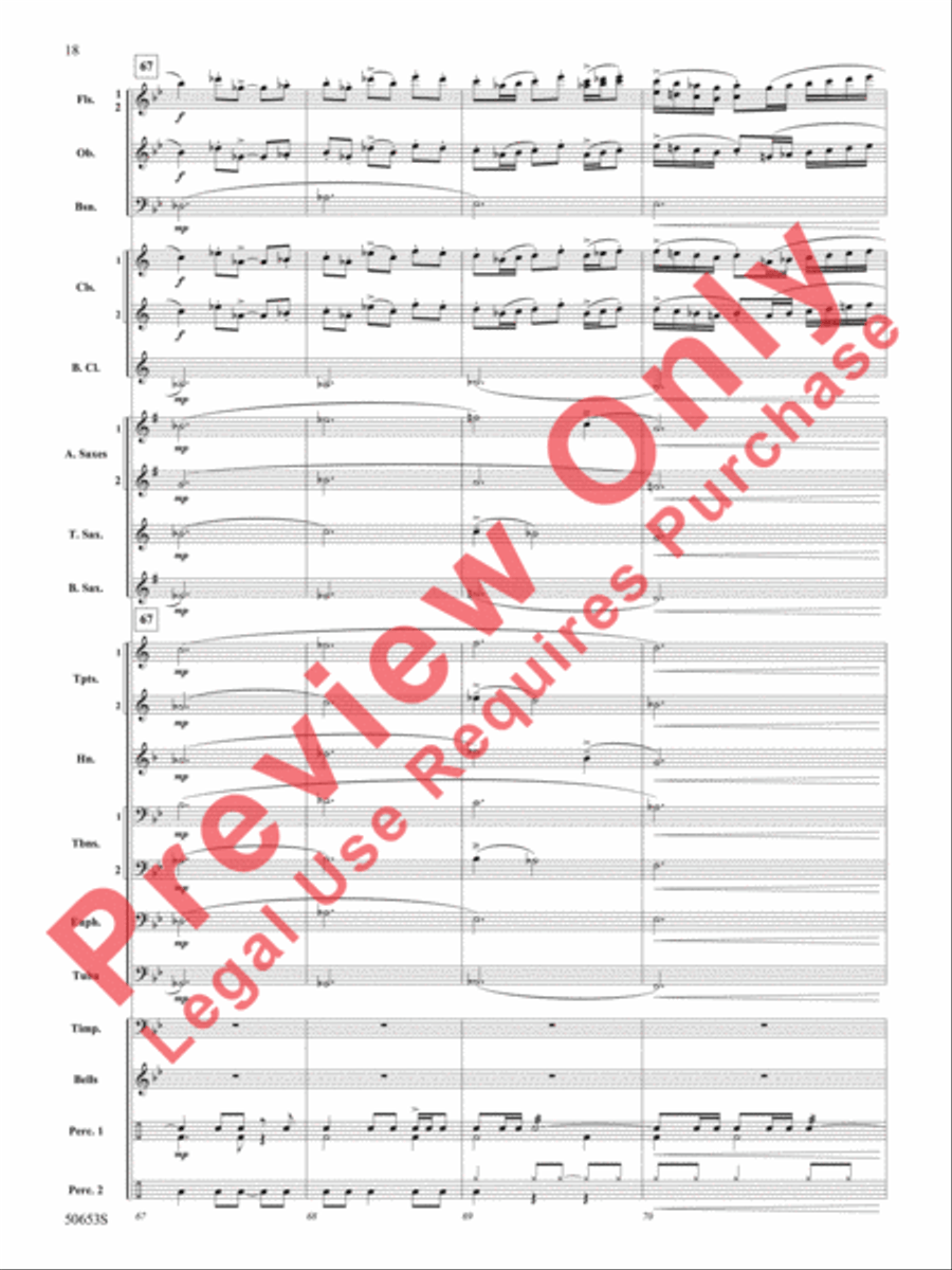 A Centennial Celebration A Centennial Celebration Concert Band scores gallery preview page 19