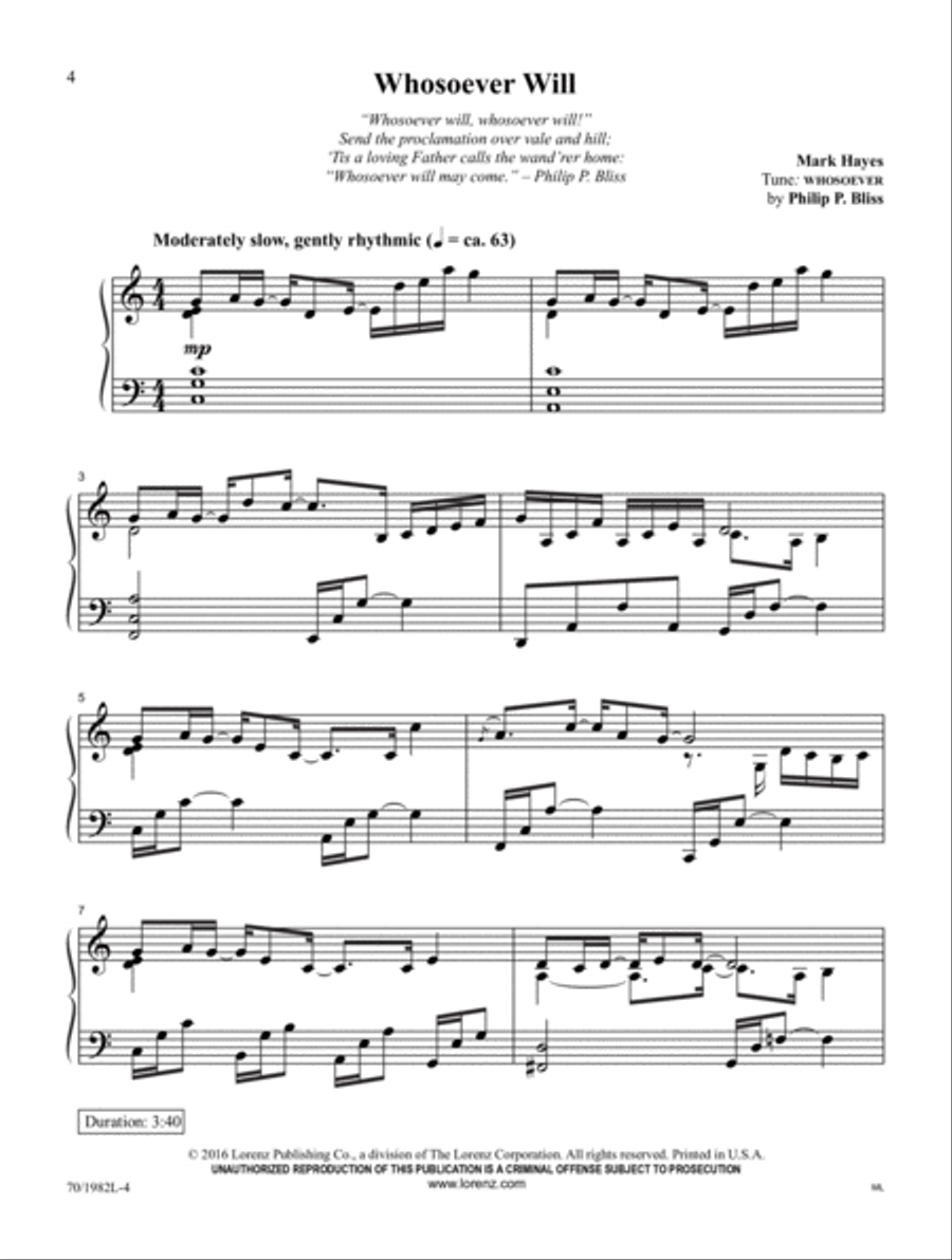 Light of The World Piano Solo scores gallery preview page 2