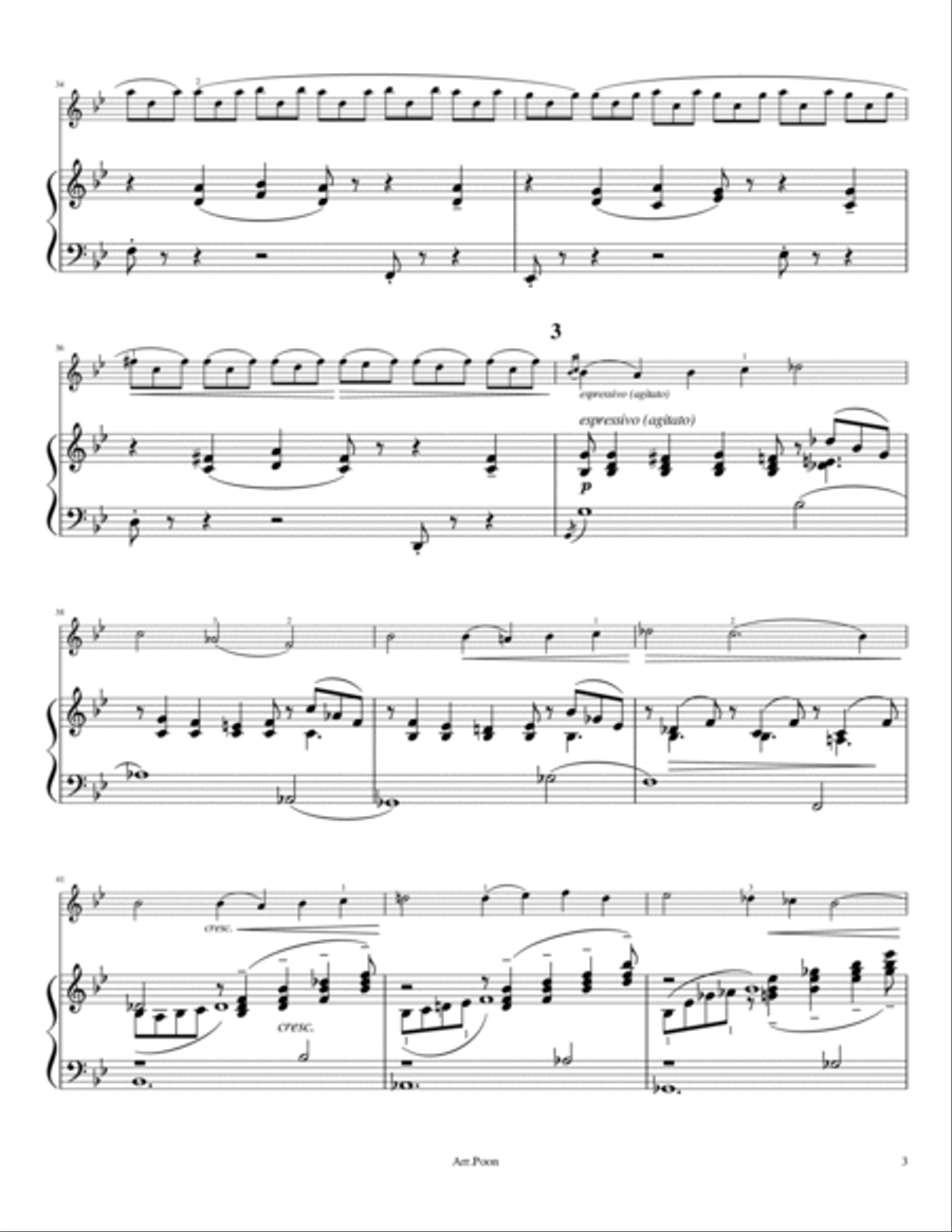 Tomaso Antonio Vitali - Chaconne in G minor - for Violin and Piano Original Violin Solo scores gallery preview page 3