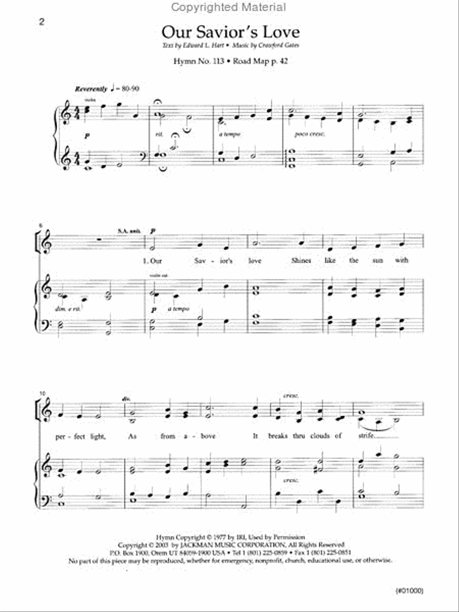 Hymnplicity Ward Choir - Book 4 Hymnplicity Ward Choir - Book 4 4-Part scores gallery preview page 2