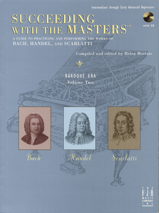 Book cover for Succeeding with the Masters, Baroque Era, Volume Two
