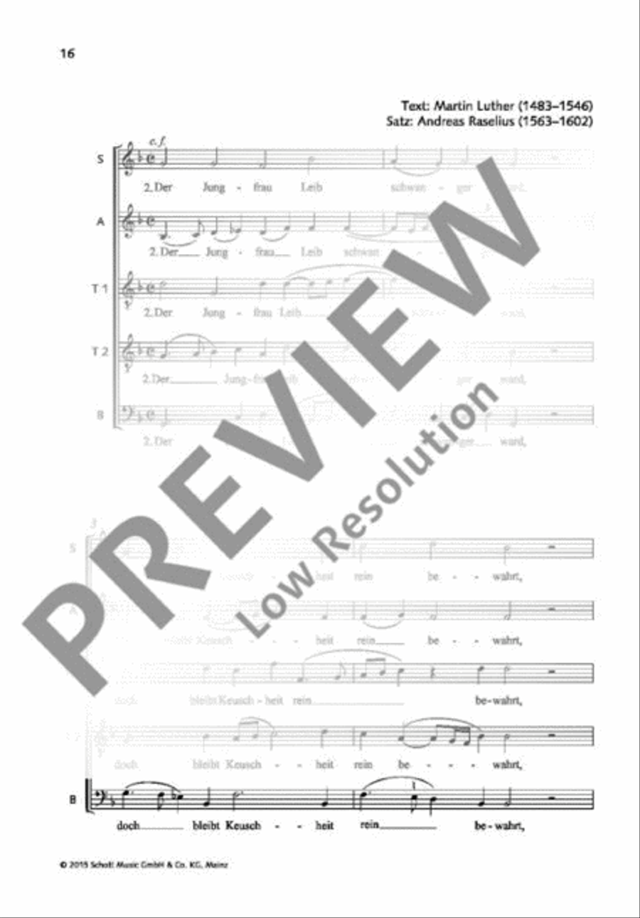 Nun komm, der Heiden Heiland SATTB scores gallery preview page 3