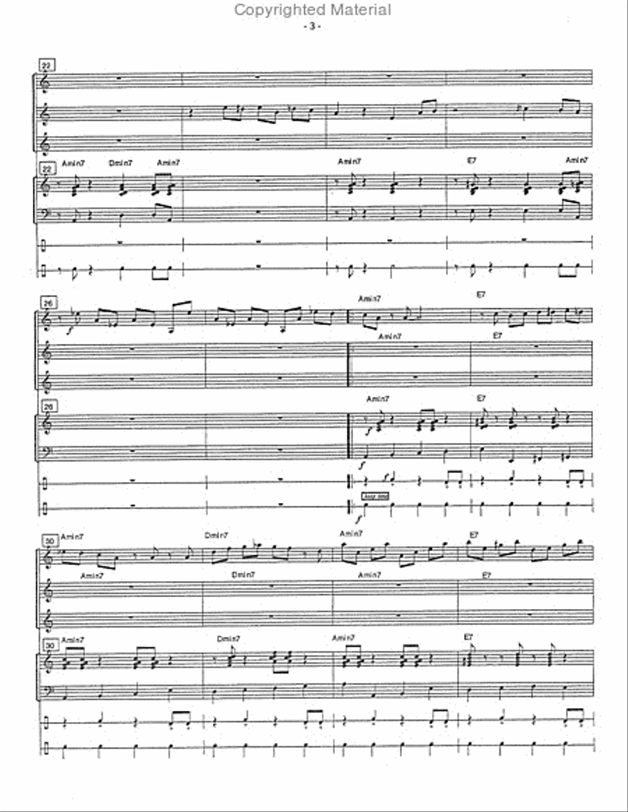 For Elise Percussion Ensemble scores gallery preview page 4