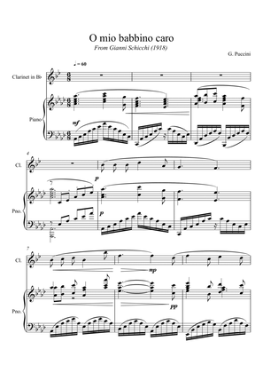 Giacomo Puccini - O mio babbino caro (Clarinet Solo)