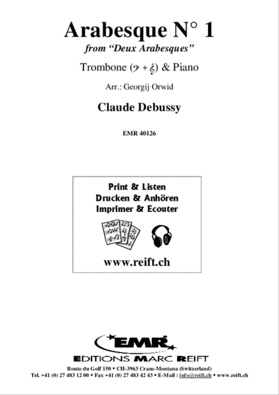 Arabesque No. 1 Arabesque No. 1 Piano Accompaniment scores gallery preview page 2