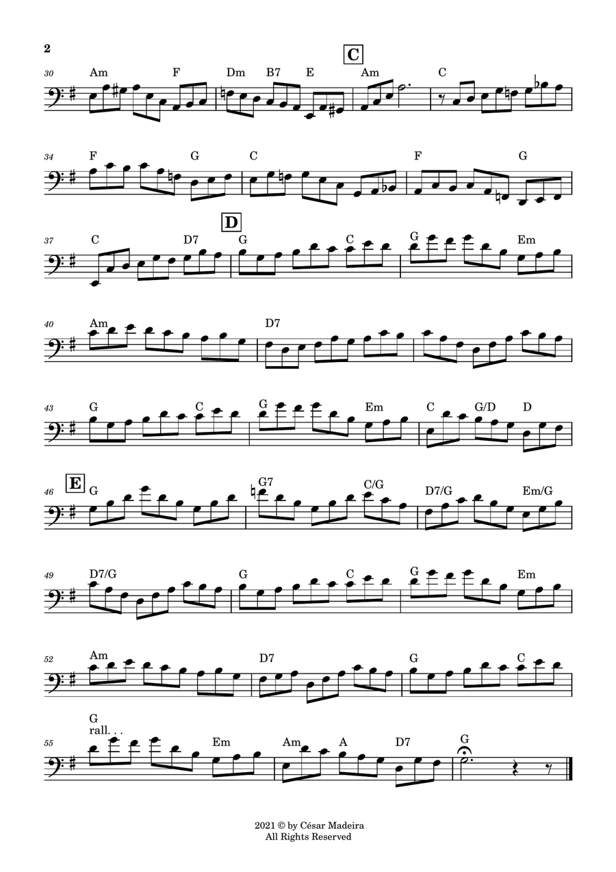 Jesu, Joy of Man's Desiring - Cello and Piano (Individual Parts) Piano scores gallery preview page 3