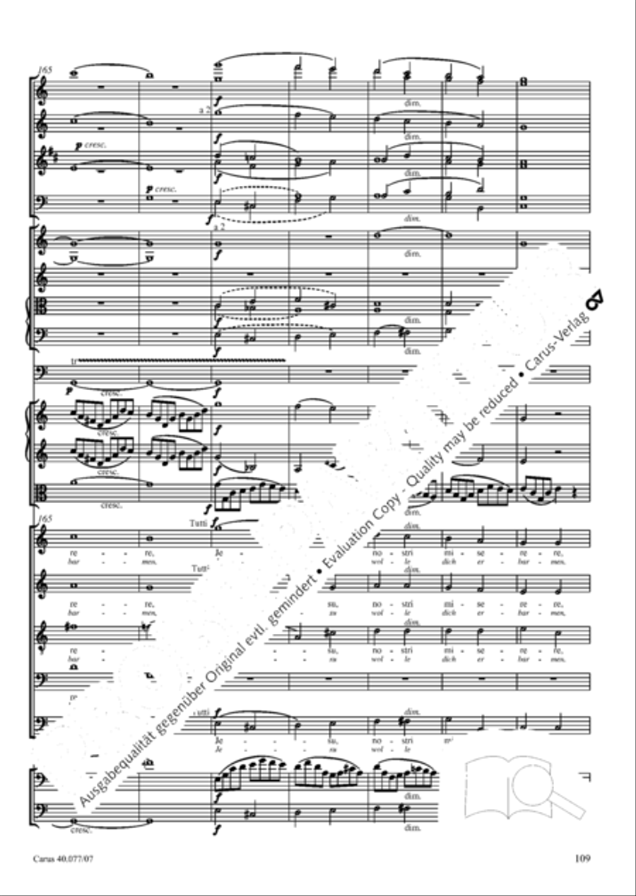 Lauda Sion 4-Part scores gallery preview page 122