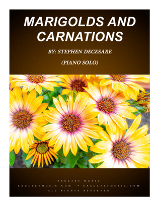 Book cover for Marigolds and Carnations (Piano solo)