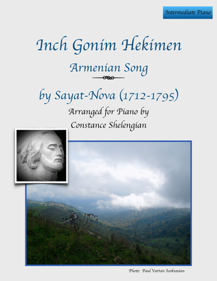 Book cover for Inch Gonim Hekimen - Armenian Song - Intermediate Piano