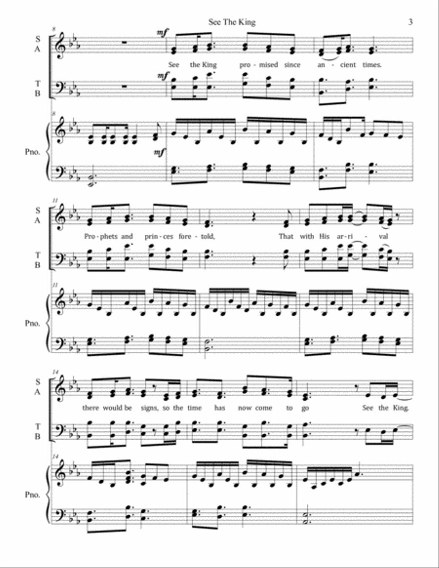 See The King 4-Part scores gallery preview page 3